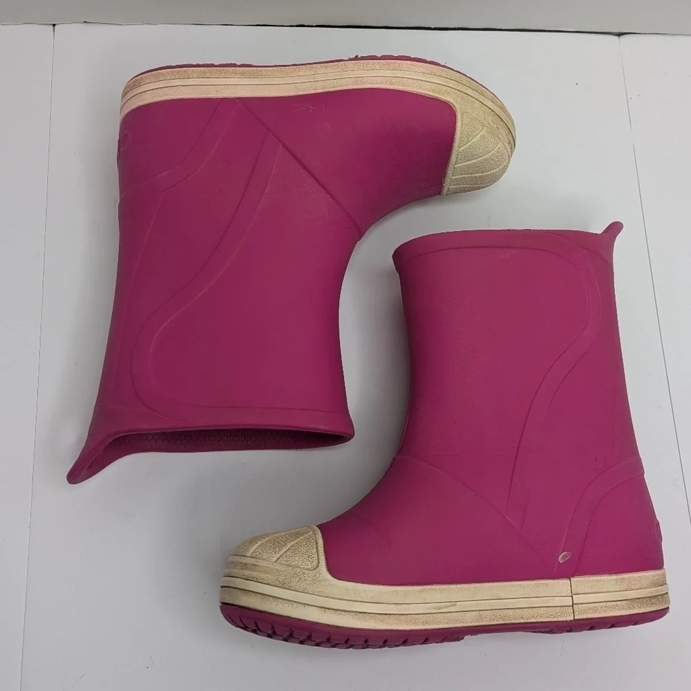Crocs Hot Pink Rain Boot 10T